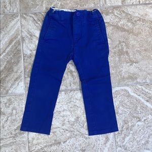 Crewcuts toddler boy size 2T royal blue chinos